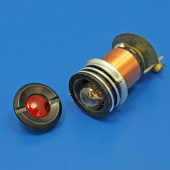 842BLK: Ignition/indicator warning lamp equivalent to Lucas WL3 - Black Bezel from £32.88 each