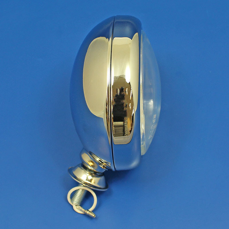 Small chrome driving lamps - 125mm diameter (pair)