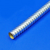 763CC: Metal conduit sleeving - Plated - 10mm bore chrome from £27.50 each