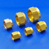 Compression nuts for solderless fittings
