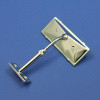 Interior rear view mirror - Dash mount, adjustable height, fixed base, XK140 type