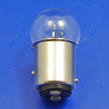 6 Volt small globe (19mm) double filament auto bulb