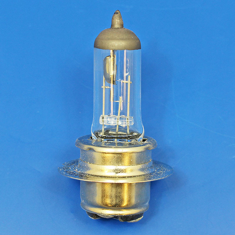 British Pre-focus 12 Volt double contact P36D base, 45/40 watt HALOGEN Headlamp bulb