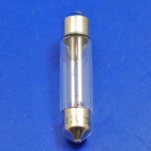 12 volt 3 watt festoon bulb 7.5mm x 35mm, indicator auto bulb
