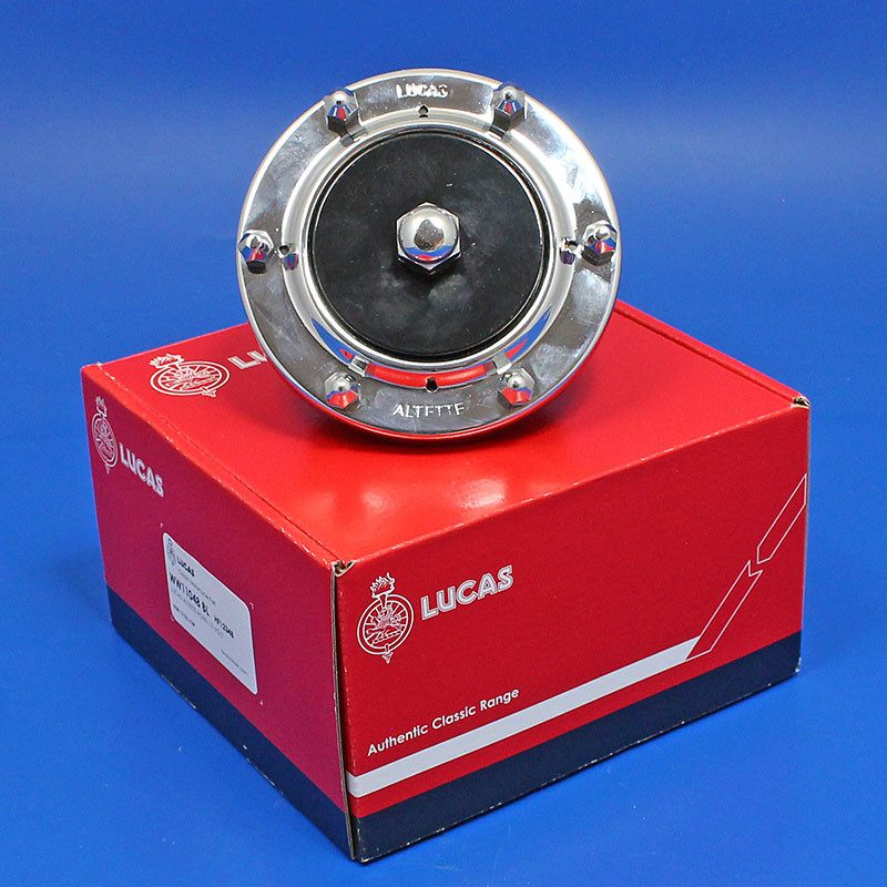 Lucas 'Altette' horn with chrome rim - without mounting bracket
