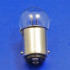 6 volt double contact BA15d equal pin base, 18/5 watt double filament auto bulb