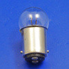 6 Volt small globe (19mm) double filament auto bulb