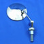Round head with ADJUSTABLE arm and FLAT glass