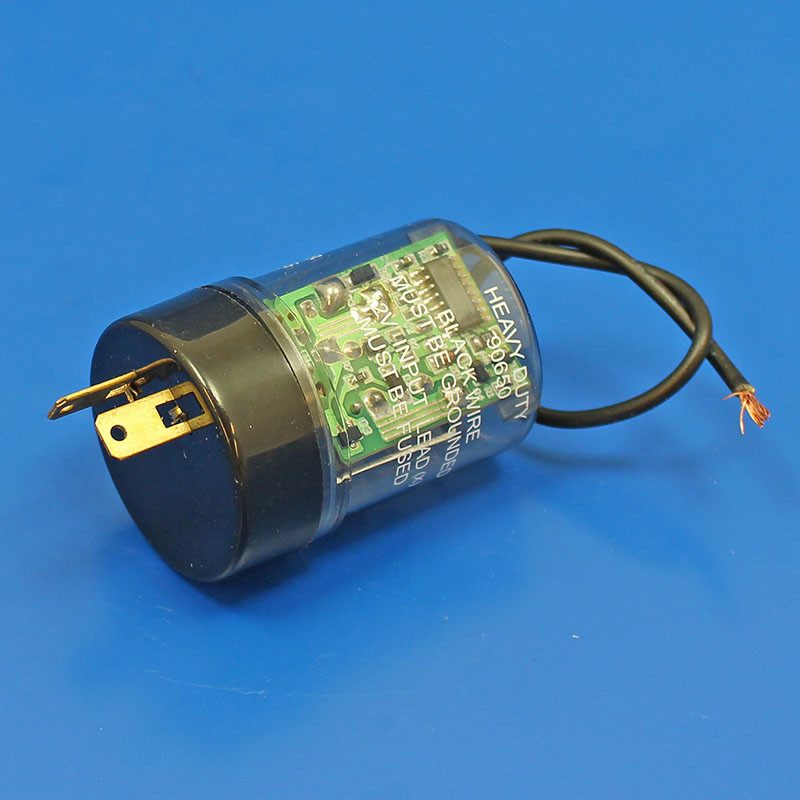 LEDFLASH2 12V LED Flasher Relay 2 pin with reverse polarity base and