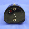 Black 'D' Lamp, full red glass lens - Equivalent to the Lucas ST51 type