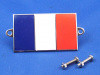 Enamel nationality flag badge / plaque France