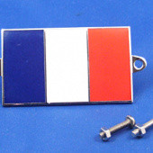 591FR: Enamel nationality flag badge / plaque France from £11.16 each