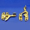 Throw over safety catch - Large, brass