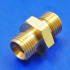 Brass equal ended union - 1/4 BSP