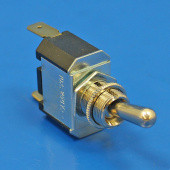 METSW4: Toggle type indicator switch - Metal, heavy duty, On/Off/On from £10.70 each