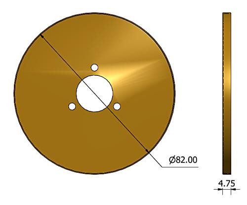 friction brass disc type 298