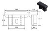 Door buffer rubber - 38mm x 23mm x 14mm thick