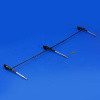 Triple wiper assembly - Pre-war pattern, black chrome or nickel finish