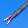 Cotton braid cable - Twin 16 amp capacity