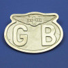 Cast oval GB plate with Morgan wings