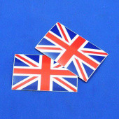 666: Union Jack vinyl badge (PAIR) from £4.43 pair
