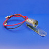 Bulb holder BA15 on mounting plate