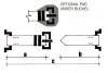 Leather bonnet strap - Two part