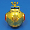 Divers helmet small rear light - (pair) similar to the old CAV, Rotax and Lucas models.