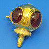 Divers helmet small rear light - (pair) similar to the old CAV, Rotax and Lucas models.
