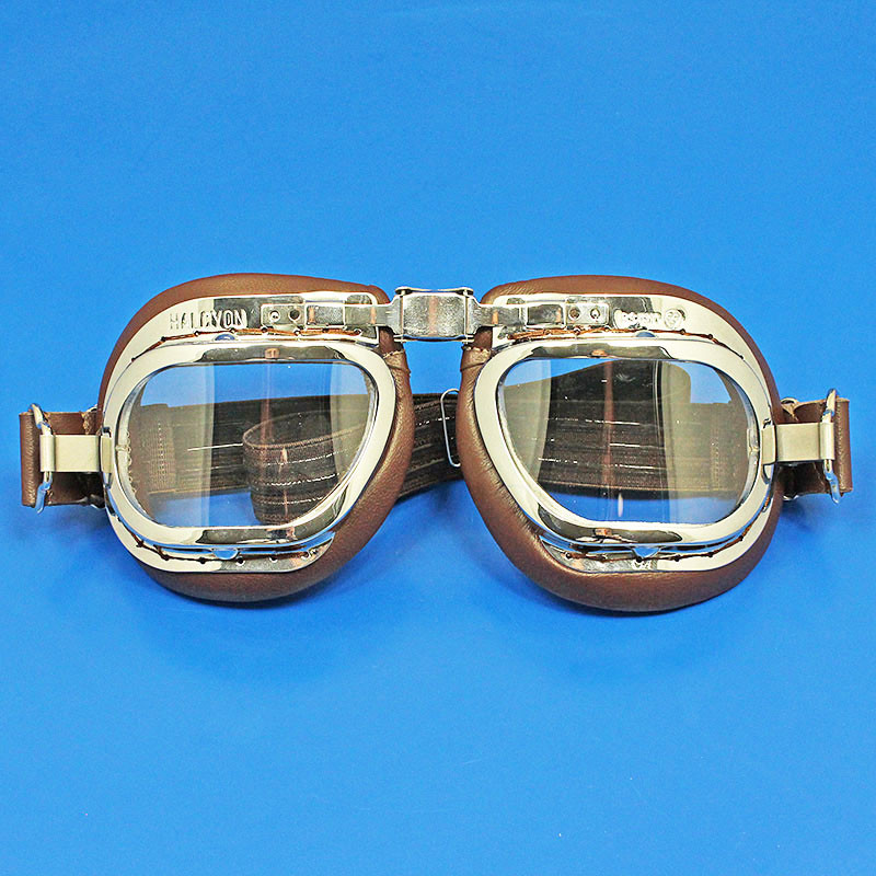 Mk46 Motoring Goggle Brown Leather