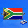 Enamel nationality flag badge / plaque South Africa