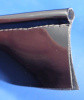 Wing piping - Smooth, patent black leathercloth, 4mm bead, 32mm flange