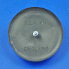 Round red reflector with deep plated surround - Lucas type RER25