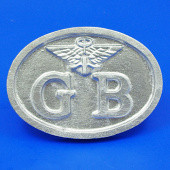 900A: Cast GB plate with Austin wings from £35.31 each