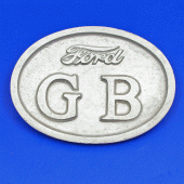 900FOR: Cast GB plate with Ford script from £33.63 each