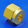 Compression nuts for solderless fittings