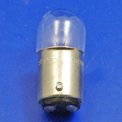 6 volt double contact BA15d 5 watt auto bulb