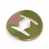 454: Badge fixing spire clip - for 5.5mm diameter badge pin/post from £2.15 packet of 10