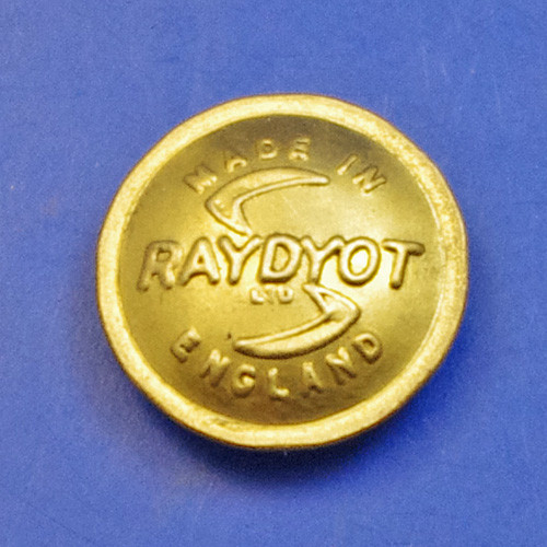 Raydot brass lamp badge medallion