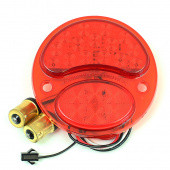 211RALED-RED: LED All Red tail light cluster for 211RR 'Duolamp' type 12V stop & tail lights from £40.35 each