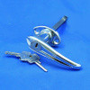 Exterior door handle - Concave groove, Austin 7, Morgan