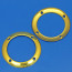 Brass rims for small Boyce Motometer (PAIR)