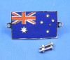 Enamel nationality flag badge / plaque Australia