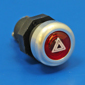 CA1235RH: Panel mounted warning light - Red, Hazard symbol from £7.33 each