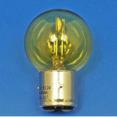 B5912BY: Marchal type 6 Volt 45/40W BA21D base Headlamp bulb - Yellow bulb from £9.78 each