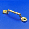 Footman loop staple - Brass