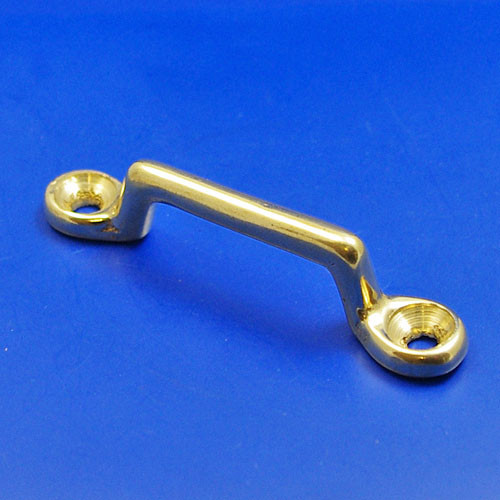 Footman loop staple - Brass