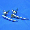 Exterior door handle - Heart shaped escutcheon, MG, Morris etc
