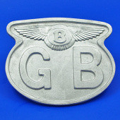 900B: Cast GB plate with Bentley wings from £45.32 each