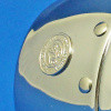 Round rear lamp LED (equivalent to the Lucas ST38/'Pork Pie') with INDICATOR conversion - Chrome with Number Plate window - FITTED LED LIGHT BOARD